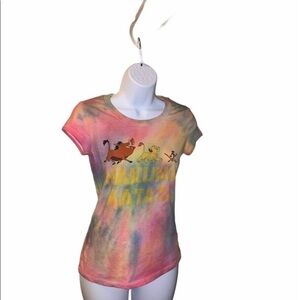 Lion king Hakuna matata tye dye size M gra…